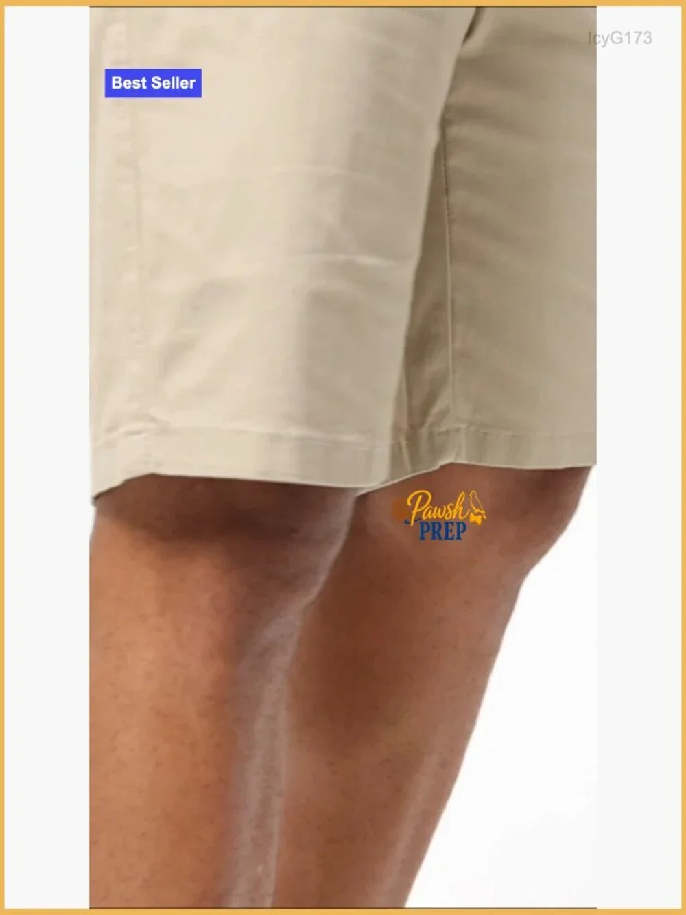 Men's Stretch Chino Shorts Slim Fit 10